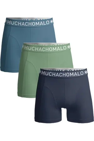 Muchachomalo 3-Pack Heren Boxershort - Solid - Gekleurde heren onderbroeken merk