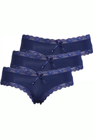 J&C JackyCeline Dames string / hipster 3-pack kant 1610/1604 - Kanten ondergoed - Kanten ondergoed - Microfiber