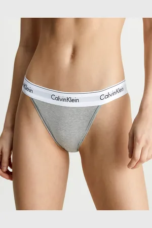 Calvin Klein High Leg Tanga slip dames - Hoog opgesneden dames slip - Rio onderbroek katoen