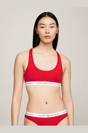 Tommy Hilfiger Bralette dames - Top - Katoenen Bh Top - Diepe hals