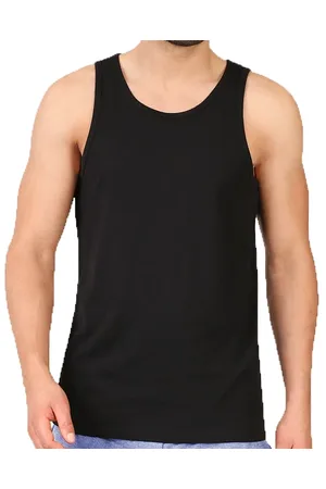 JACK & JONES 2-pack heren hemden - Pack - Tanktop - Katoenen heren onderhemden ronde hals