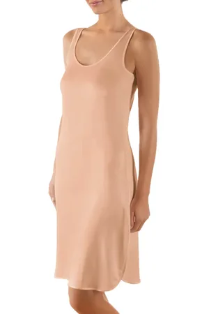 Nina Von C. Onderjurk lang 100CM - Neglige - Anti statisch - Zwart, wit, champagne, beige