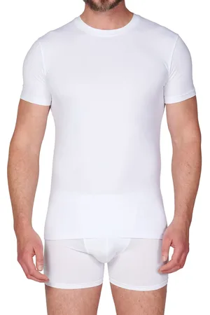 Ten Cate 2-Pack heren T-Shirt Hoge hals - 32327 - Mannen ondershirts biologisch katoen - Duurzaam - Korte mouw