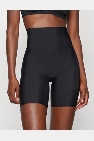 Pieces® Naadloze hoge dames boxershort met lange pijpjes - Seamless - Korte legging - Broekje voor onder jurk