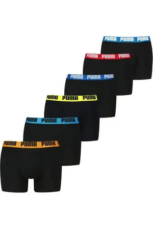 PUMA 6-pack Heren Boxershorts - Combi - Multipack heren onderbroeken katoen - Mannen Ondergoed