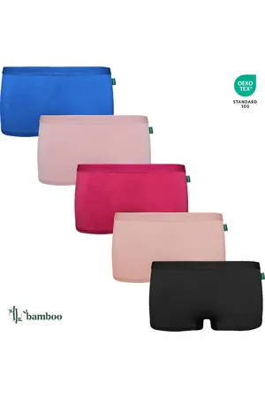 Gianvaglia Gaubert 5-pak bamboe shorts dames - Bamboe onderbroeken dames - Multipack boxershorts dames