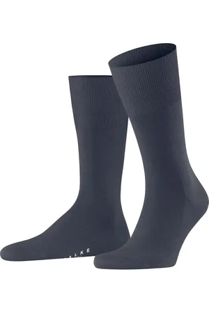 Falke Airport heren merino wollen sokken 1-Paar - Reissokken mannen - Wollen vliegtuigsokken
