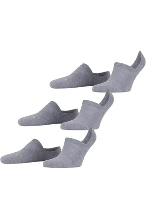 Falke 3-paar unisex Footies die niet afzakken - Cool Kick - Kousenvoetjes voor dames en heren - Sokken in loafers - Anti-slip