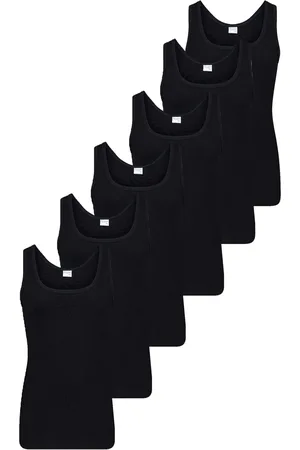 Beeren 6 Stuks katoenen heren hemden - Basic - Aansluitende katoenen onderhemd - Lang mannen singlet