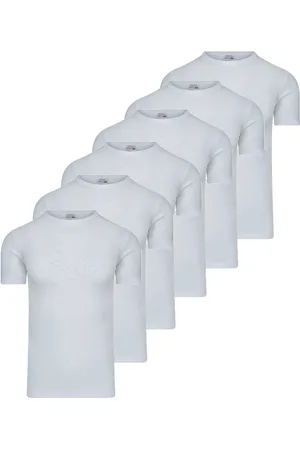Beeren 6-Pack - Heren T-shirts Extra lang - zwart - ondershirt korte mouw - voordeelverpakking
