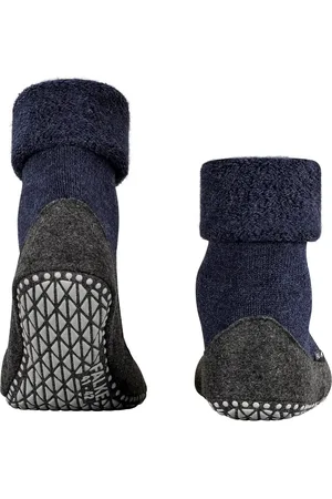 Falke Cosyshoe pantoffels - Anti slip sokken heren - Wollen anti slip huissokken - Warm winter sokken