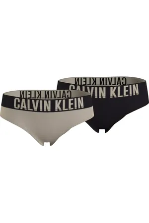 Calvin Klein 2-Pack meisjes slips - Intense Power - Merk meisjes onderbroeken katoen - Elastische band - Meisjes hipster