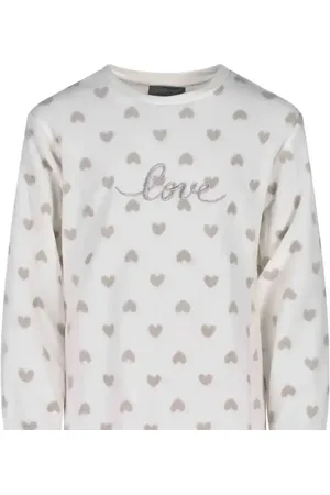 Cocodream Cocodream Fleece nachthemd dames - Love - Warme winter nachtjapon
