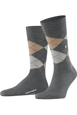 Burlington Wollen Heren sokken - Edinburgh - Merino wollen mannen kousen