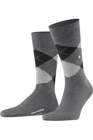 Burlington Wollen Heren sokken - Edinburgh - Merino wollen mannen kousen