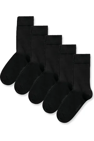 Björn Borg 5-paar - heren sokken - Black - Katoenen mannen kousen - Voordeelverpakking