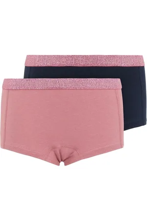 NAME IT 2-pak meisjes hipster - Organic - Kinder dames onderbroek katoen - Boxershort