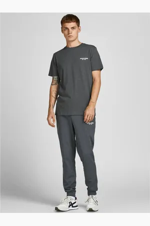 JACK & JONES Pyjama heren - Loungewear - Asphalt