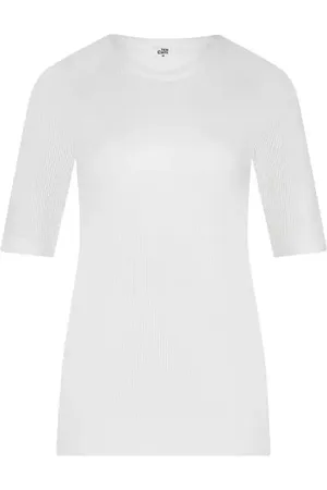 Ten Cate Thermo Rib dames T-shirt 3/4e mouw - Thermisch warm ondershirt met korte mouwen - Ronde hals