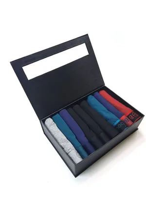 Bamboo Basics 9-pak heren boxershorts bamboe - Rico - Cadeau verpakking multipack heren onderbroeken