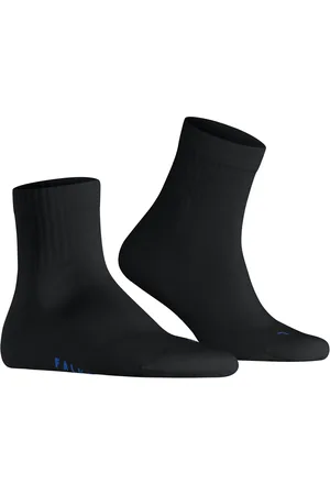 Falke Run ribbel korte sokken - Unisex - Quarter katoenen kousen voor dames en heren