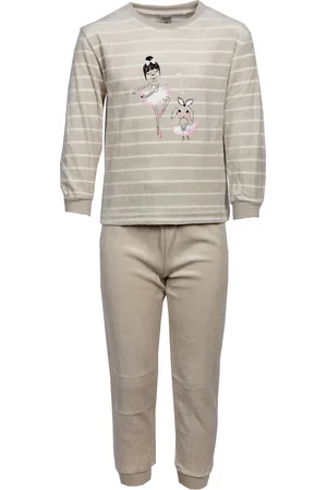 Outfitter Velours meisjes pyjama - Ballet - 92 T/M 116