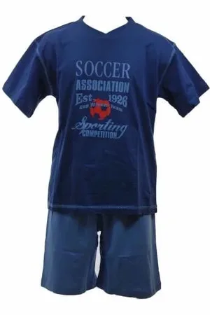 Outfitter Jongens shortama Soccer - Katoen - Voetbal print