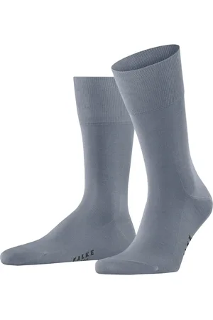 Falke Tiago nette heren sokken - Bio katoenen sokken vooronder een pak - Business sokken - Hoge mannen sokken - Anti slip