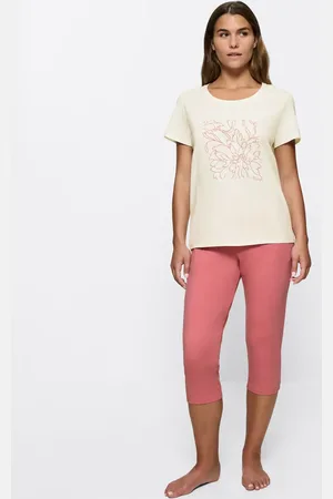 Triumph Shortama dames - Capri - PK X 02 - Katoenen capri zomer pyjama dames