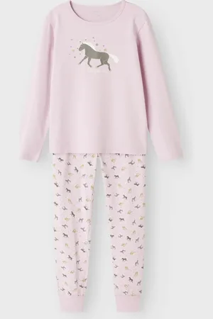 NAME IT Kinder-meisjes pyjama katoen - Corsage Horse