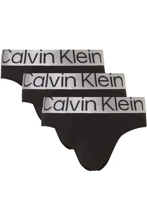 Calvin Klein 3-Pack Heren slips - Hip Brief Reconsidered Steel - Microvezel heren heupslip - Brede tailleband