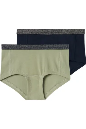 NAME IT 2-pak meisjes hipster - Organic - Kinder dames onderbroek katoen - Boxershort