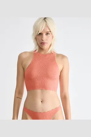Sloggi Zero Feel Kanten Crop top - Bliss - Bralette met hoge hals