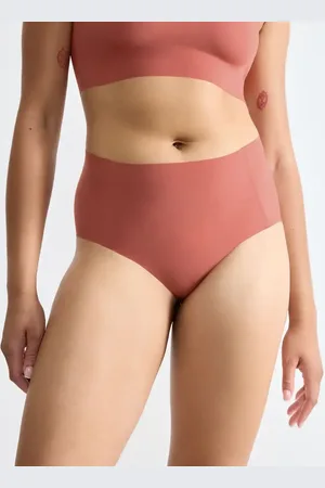 Sloggi Zero Feel taille slip dames 2.0 - High waist - Hoge naadloze dames onderbroek - Katoenen kruisje - Schijnt niet door - Zwart - Huidskleur - Donkerblauw