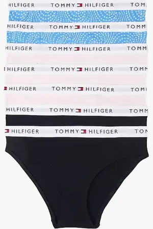 Tommy Hilfiger 7-pak meisjes slips - Katoenen meisjes merk onderbroeken