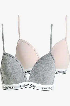 Calvin Klein 2-pak Tiener triangle bh - Meisjes bralette - Eerste bh - Kinder bh