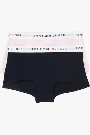Tommy Hilfiger 2-pak meisjes Hipster - Roze streep - Katoenen meisjes onderbroeken