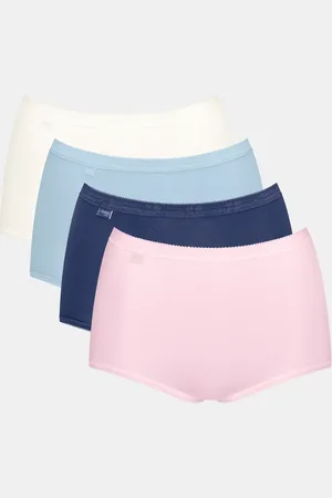 Sloggi 4-pack dames Basic Maxi slips - Color - Taille dames onderbroeken katoen