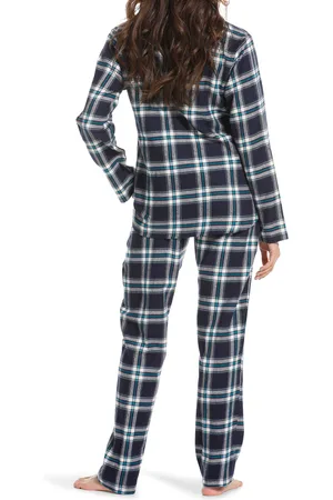 Rebelle Dames pyjama Flanel - Aqua Green