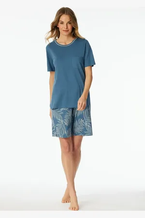 Schiesser Dames shortama - Comfort Nightwear - Zomerse Korte Pyjama