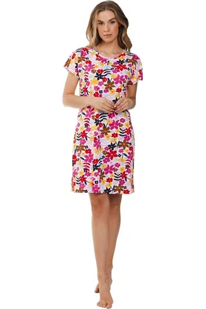 Rebelle Dames nachthemd - Korte mouw - Flowers