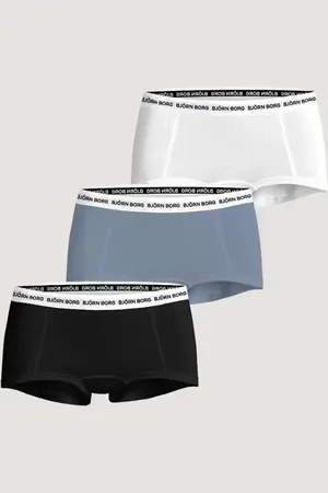 Björn Borg 3-pack dames boxershort- Classic - Dames katoenen onderbroeken - Boxershorts dames