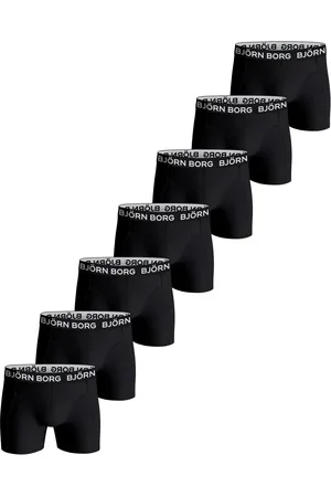 Björn Borg 7-pack heren boxershort - Zwarte heren onderbroeken katoen - onderbroeken