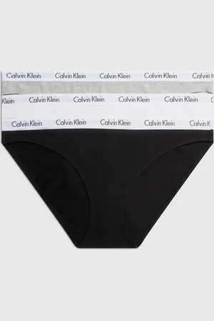 Calvin Klein 3-pack Bikini Slips dames - Lage dames mini slips - Katoen