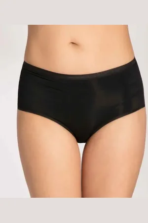 Nina Von C. Dames Heupslip biologisch katoen - en wit dames midi slip - katoenen ondergoed dames