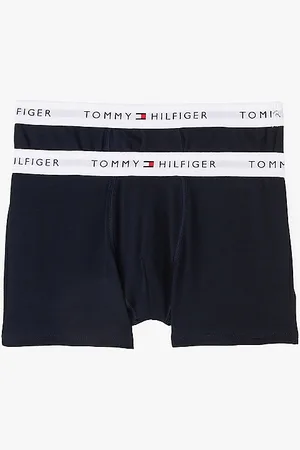 Tommy Hilfiger 2-Pack jongens Boxershorts - Zwarte jongens onderbroeken