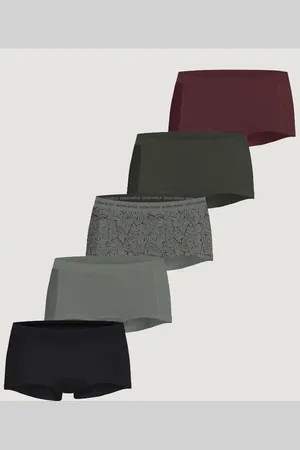 Björn Borg Boxers 5-pack dames boxershort- Zwarte katoenen dames onderbroeken - Multipack