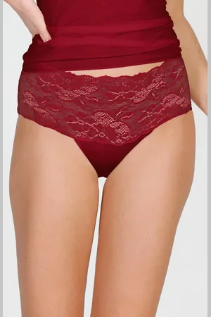Nina Von C. Dames slip kant biologisch katoen - Colours - Hoge tailleslip - Onderbroek dames