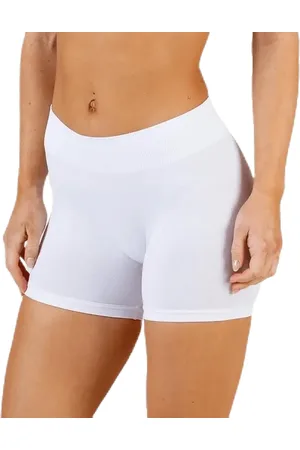 Pieces® Dames short naadloos - London - Broekje onder jurk - Boxershort lange pijpjes