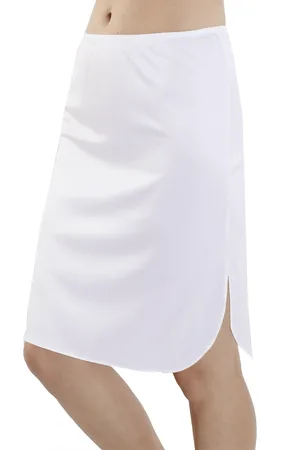 Nina Von C. Lange onderrok 60 CM - Jupon antistatisch - , zwart, huidskleur, champagne